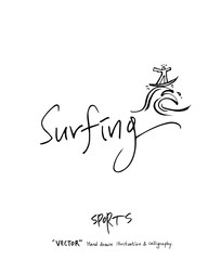 스포츠 포스터 / 손으로 그린 스포츠 그림