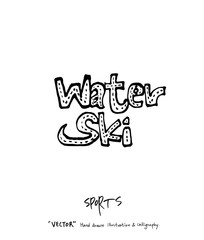 스포츠 포스터 / 손으로 그린 스포츠 그림