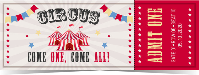  Circus ticket © Elena Baryshkina