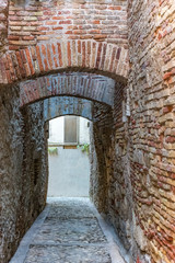 Street of Estella in Navarra (Spain)