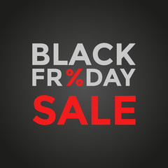 Black friday sale advertisement vector