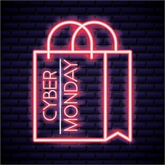 Obraz premium cyber monday shop