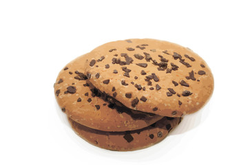 Cookies with chocolate