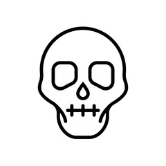Skull Line illustration