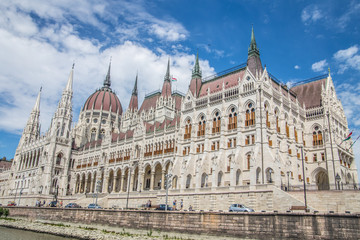 Fototapeta premium View of Budapest parliament, Hungary