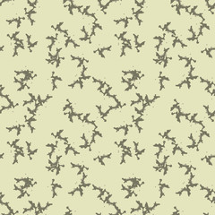 Military camouflage seamless pattern in beige and green colors