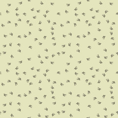 Military camouflage seamless pattern in beige and green colors