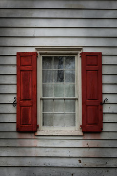 Old Windows on House