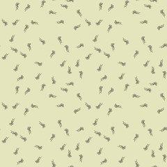 Military camouflage seamless pattern in beige and green colors