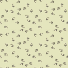 Military camouflage seamless pattern in beige and green colors