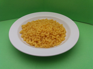 raw macaroni pasta