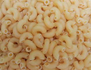 raw macaroni pasta