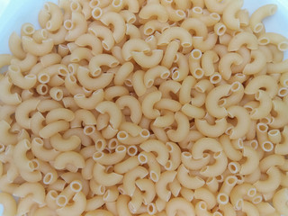 raw macaroni pasta