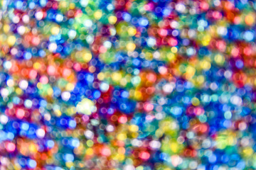 Blurred and abstract multicolored pattern. Bokeh background