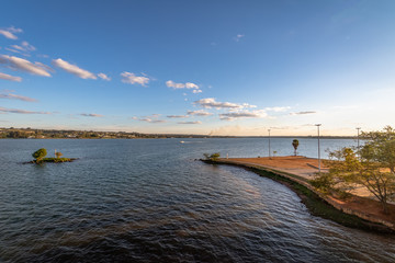 Fototapeta na wymiar Paranoa Lake - Brasilia, Distrito Federal, Brazil