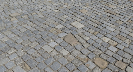 grey cobblestone texture background