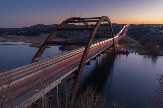 Birdge Light trails
