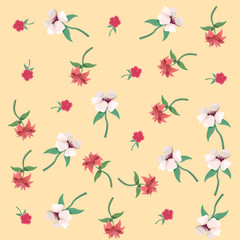 flowers floral nature foliage pattern