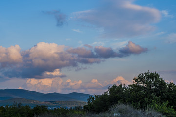 sky and clouds