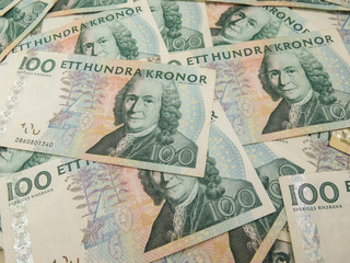 Swedish currency notes