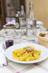 Carbonara's pasta in Rome