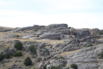 Fototapeta na wymiar Wyoming Rock Formations C3