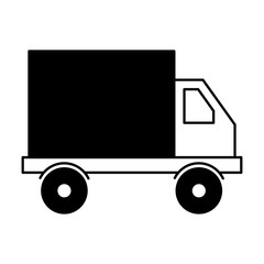truck delivery transport cargo icon