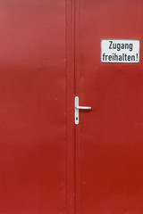 Rote Tür