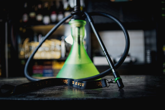hookah bowl close-up on table