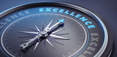 Dunkler Kompass - Konzept Excellence © peterschreiber.media