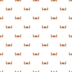 Deer antler pattern. Cartoon illustration of deer antler vector pattern for web