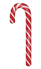 Candy xmas stick icon. Realistic illustration of candy xmas stick vector icon for web design isolated on white background