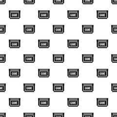 Game cartridge pattern. Simple illustration of game cartridge vector pattern for web