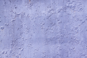 Light blue texture of the old paint plaster.