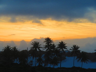 Fototapeta na wymiar bahia sunset brazil