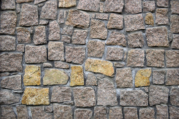 Beautiful background of textured stone wall