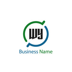 Initial Letter WY Logo Template Design