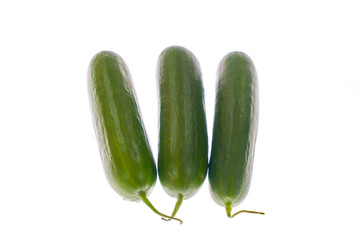 Cucumber isolated on white background