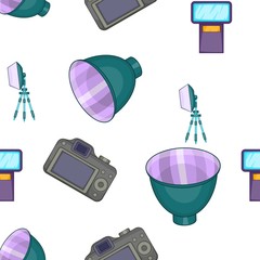 Photographic pattern. Cartoon illustration of photographic vector pattern for web