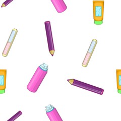 Beauty pattern. Cartoon illustration of beauty vector pattern for web