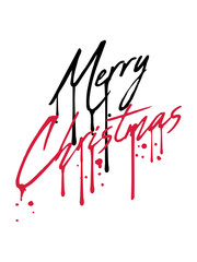 Fototapeta na wymiar tropfen graffiti design cool have a merry christmas weihnachten frohe weihnachtsmann santa claus nikolaus geschenke winter wünschen besinnliche weihnacht text