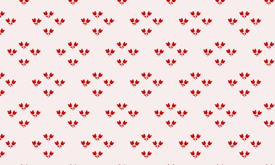 Red Flower Pattren