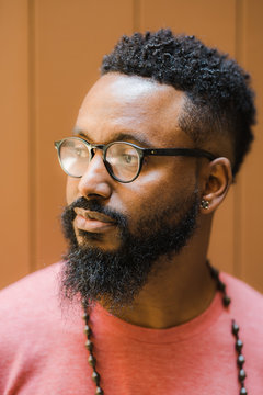 Portrait of man with beard