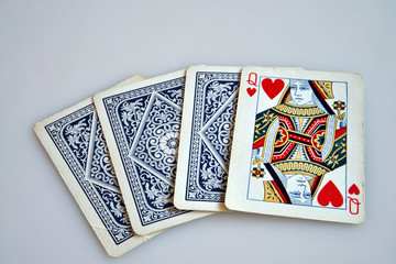  carte da poker, giocare con le carte