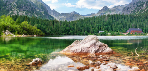 Mountain lake High Tatras National Park