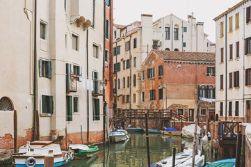 Fototapeta na wymiar Canal Venice Italy