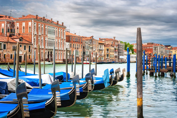 Fototapeta na wymiar Grand canal Venice Italy