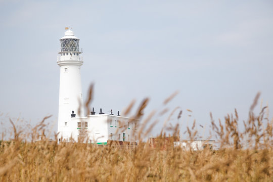 Leuchtturm auf Flamborough Headland, England