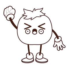 Tomato kawaii cartoon