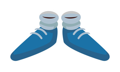 Shoes cartoon isolated